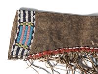 Central Plains Beaded Buffalo Hide Rifle Scabbard