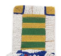Sioux Beaded Hide Doll Cradle