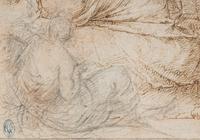 Christ Healing the Sick (a double-sided drawing)