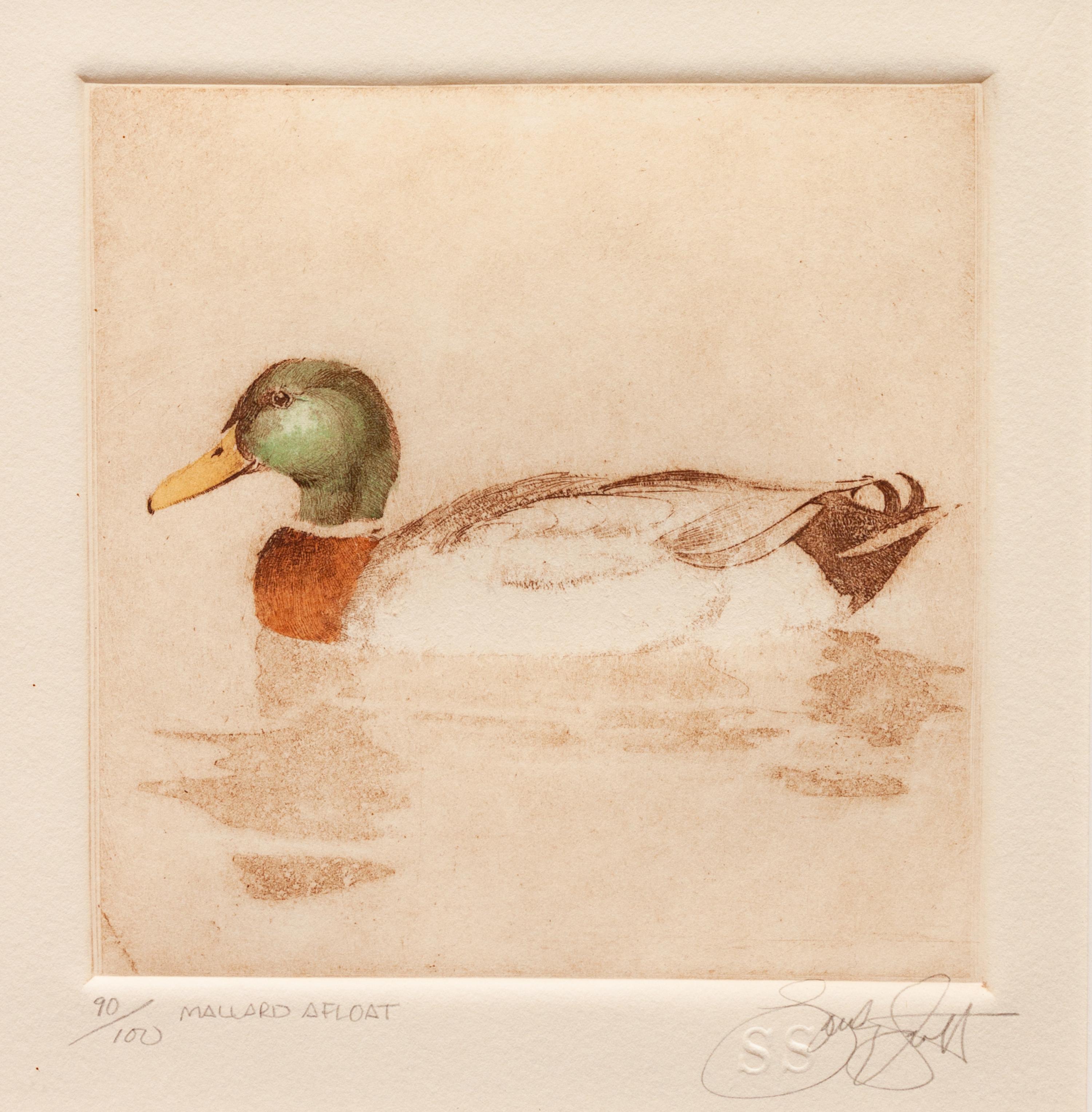 Three Prints: Inviting Pond , edition 33/100; Teal Afloat , edition 11/100; Mallard Afloat , edition 90/100