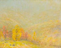 Jonh Joseph Enneking, (American, 1841-1916), Golden Hillsides