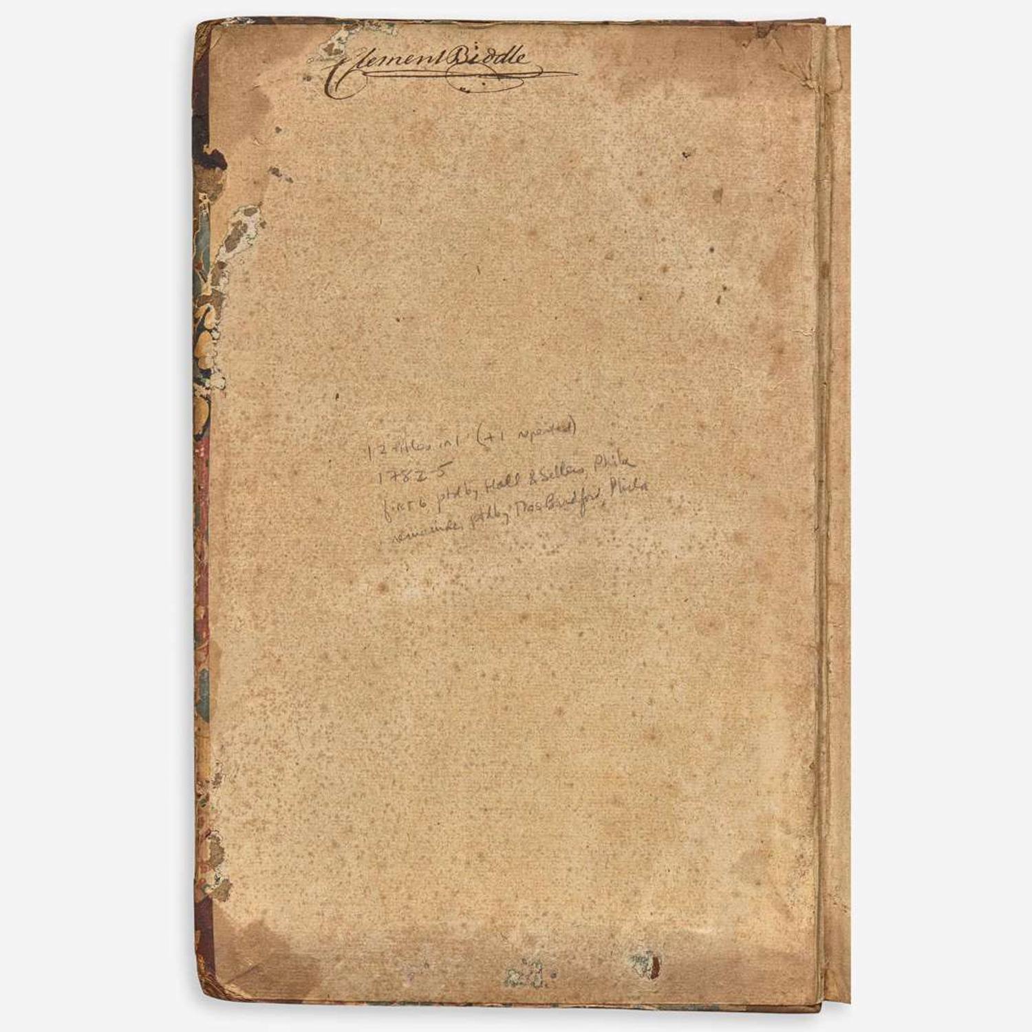 [Pennsylvania] [Biddle, Clement] Laws Enacted in the Sixth General Assembly of the Representatives of the Freemen of the Commonwealth of Pennsylvania...