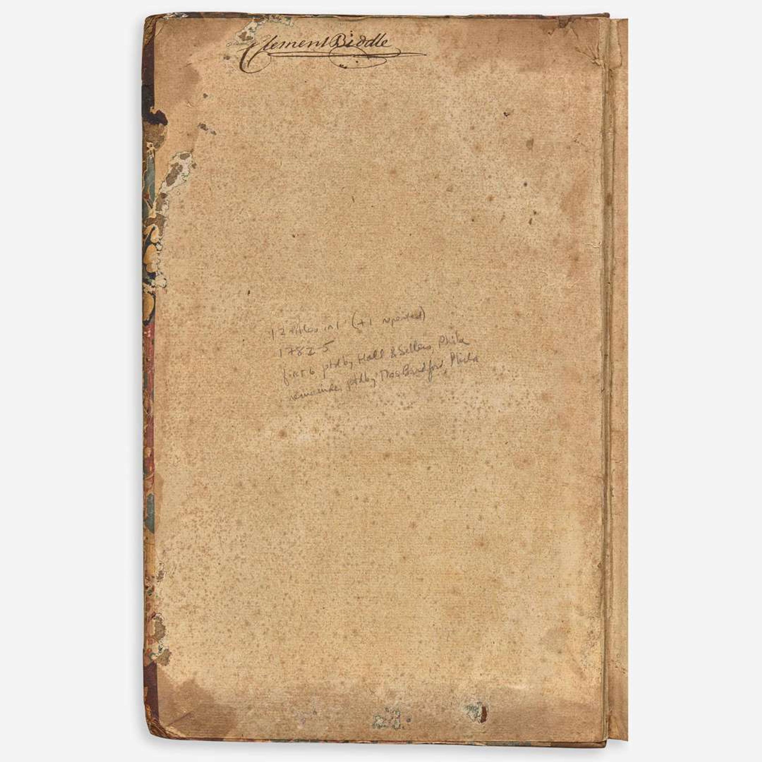 [Pennsylvania] [Biddle, Clement] Laws Enacted in the Sixth General Assembly of the Representatives of the Freemen of the Commonwealth of Pennsylvania...