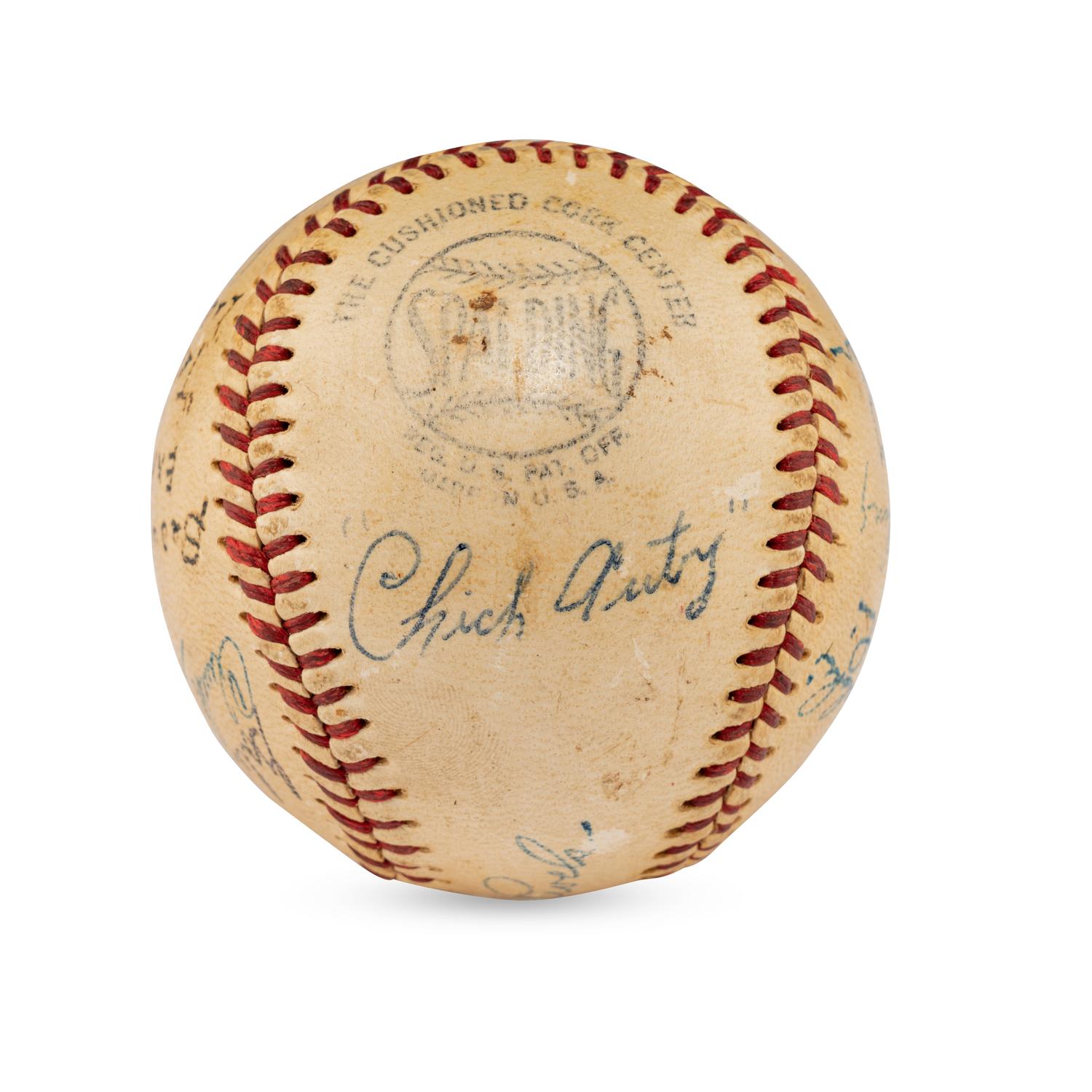 A 1948 Beaumont Exporters Team Signed Autograph Baseball