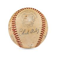 A 1948 Beaumont Exporters Team Signed Autograph Baseball