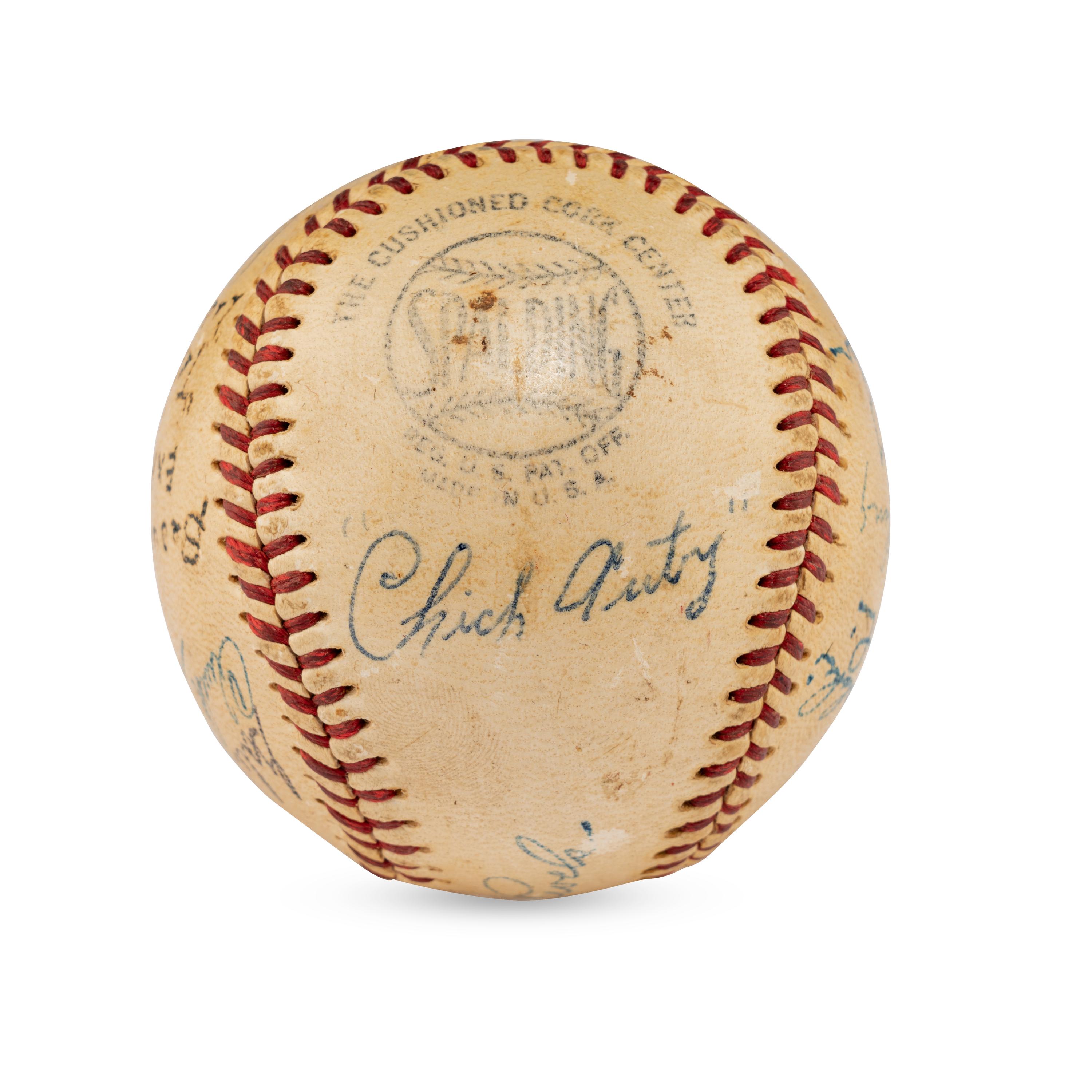 A 1948 Beaumont Exporters Team Signed Autograph Baseball