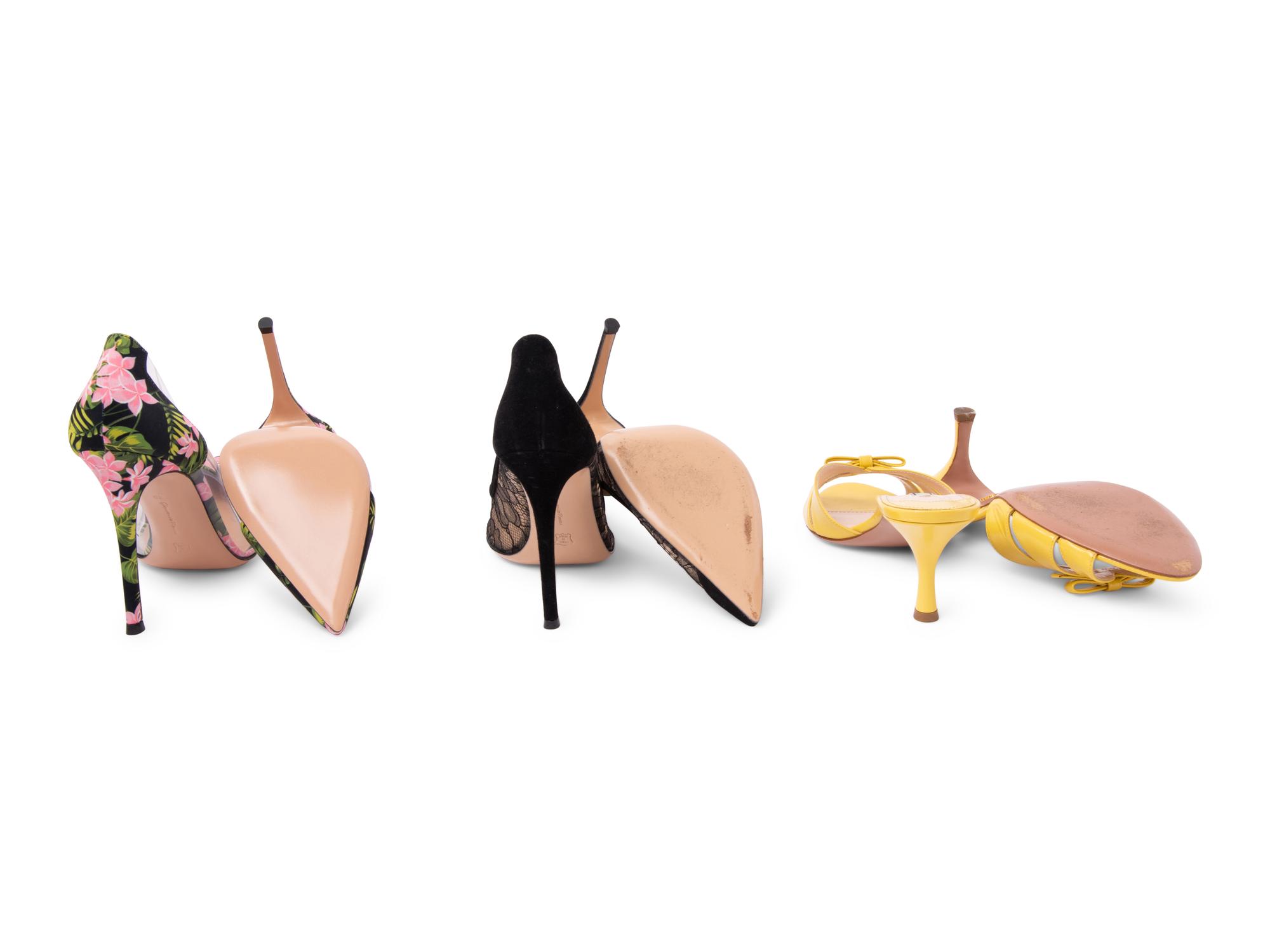 Three Pairs of Shoes: Two Rossi and One Prada, 2000-2010s