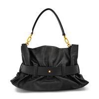 BALMAIN, BLACK ANTHEM SHOULDER BAG