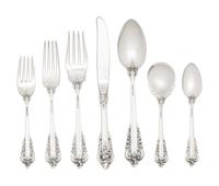 An American Silver Flatware Service
