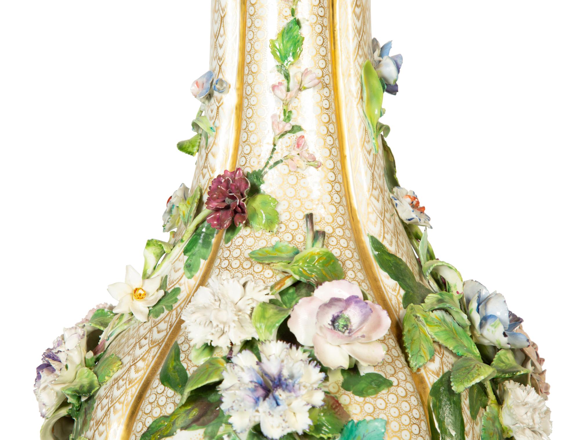 A Large French Gilt Bronze Mounted Porcelain Vase