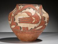 Zia Polychome Pottery Jar