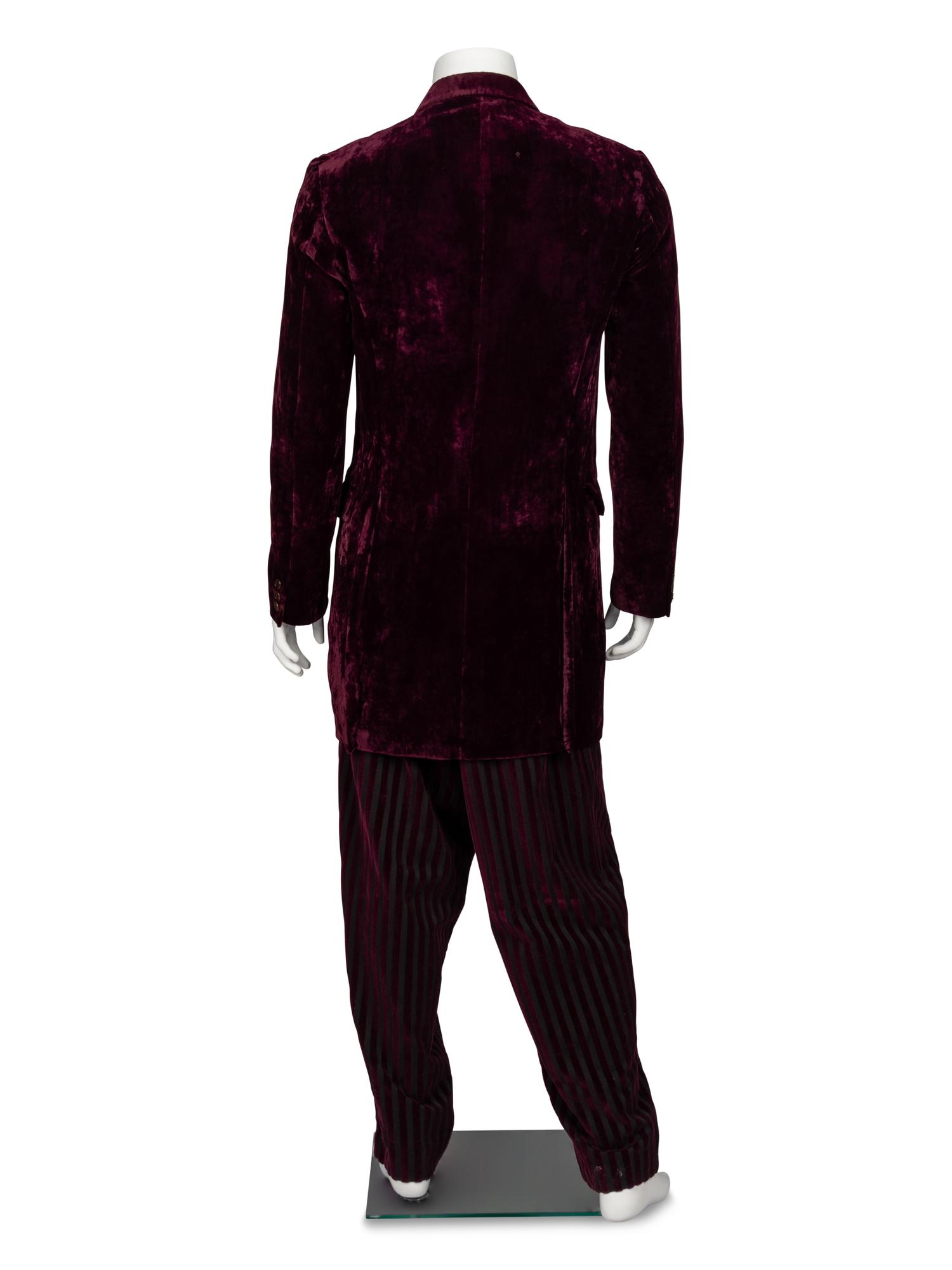 Yohji Yamamoto, Merlot Velvet Cutaway Suit