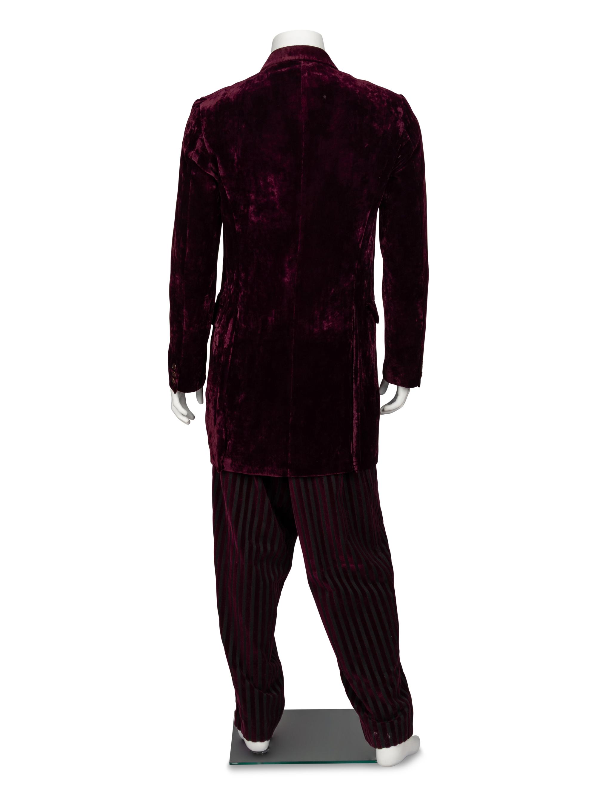 Yohji Yamamoto, Merlot Velvet Cutaway Suit