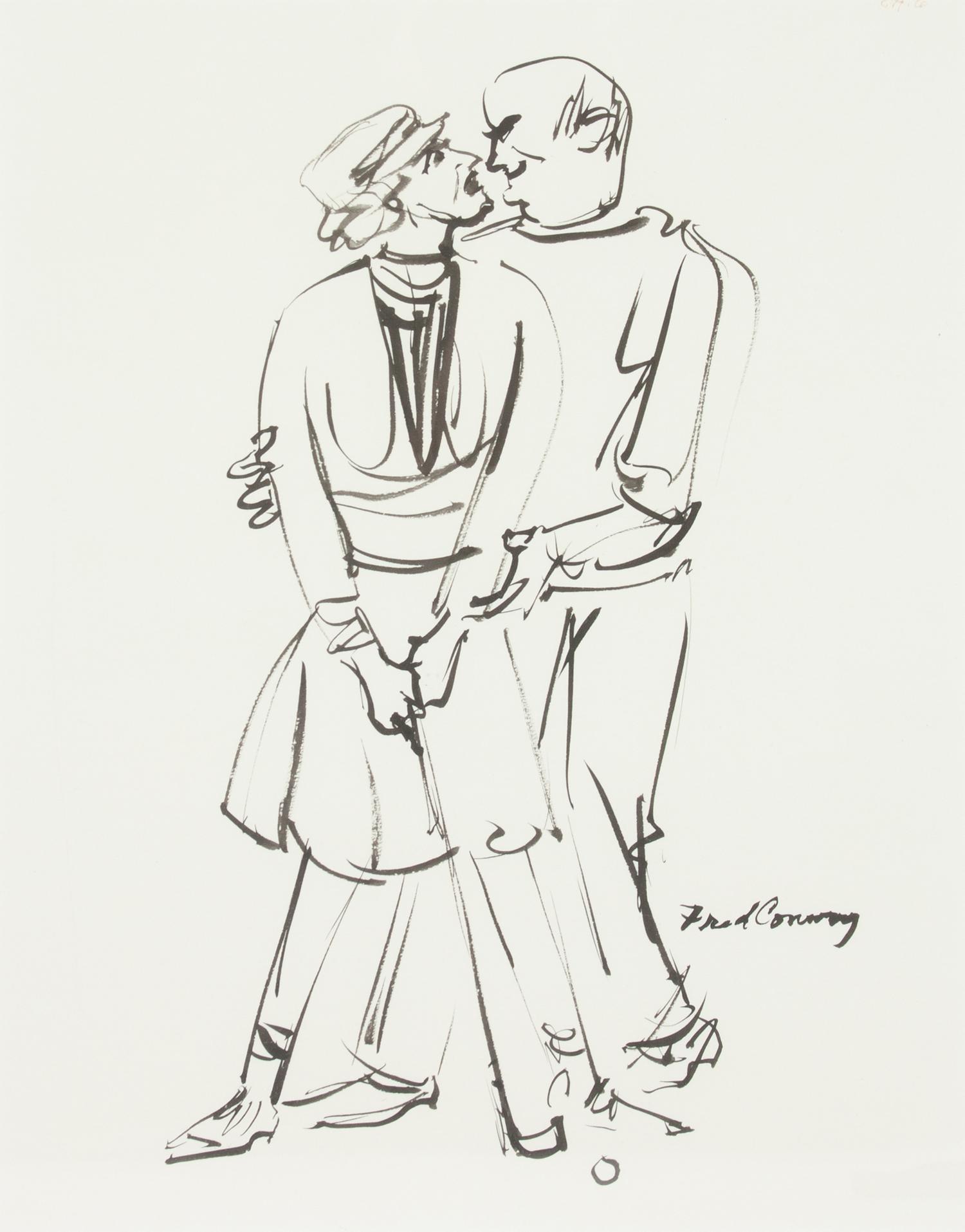 Three works: Golfing Couples