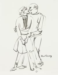 Three works: Golfing Couples