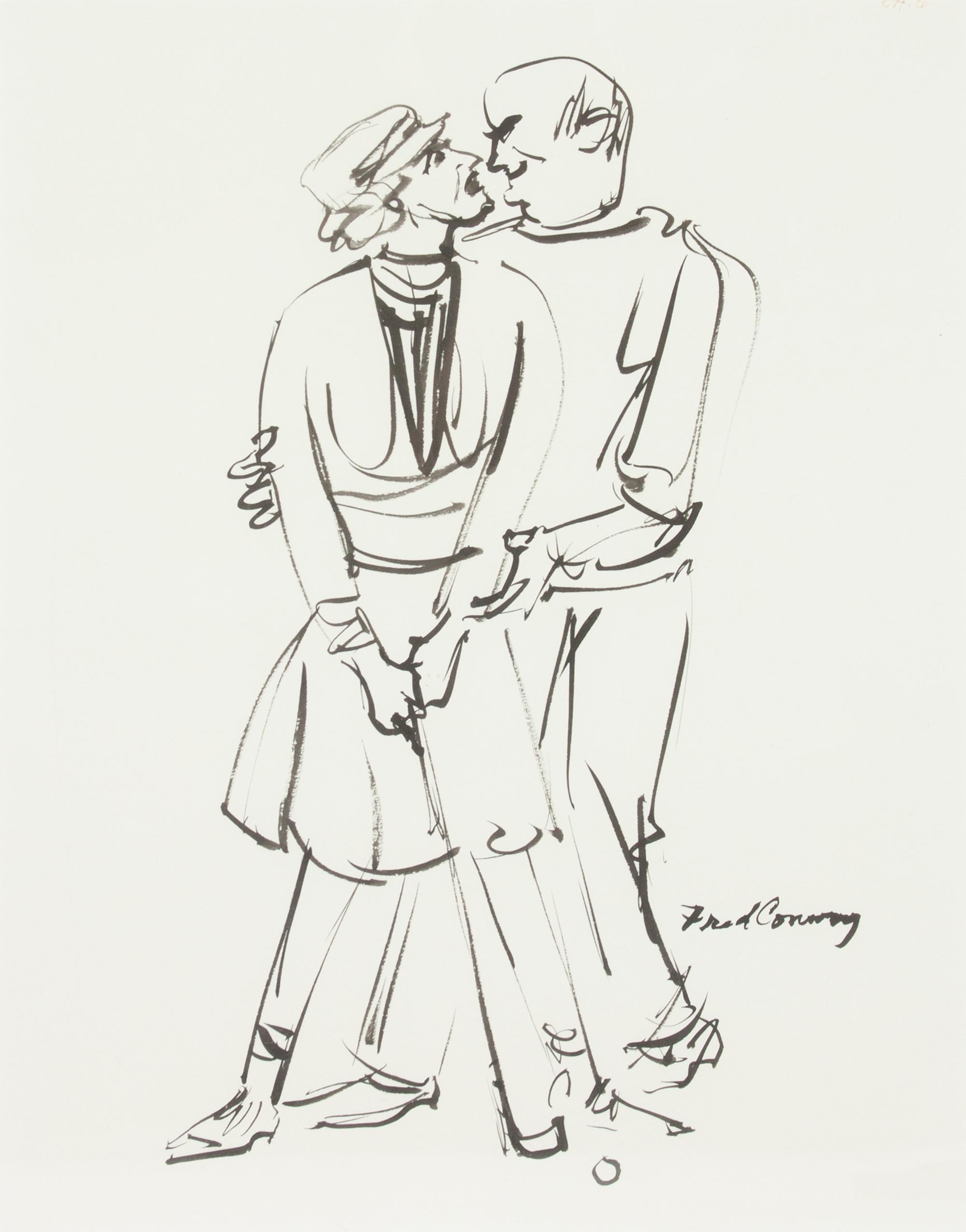 Three works: Golfing Couples