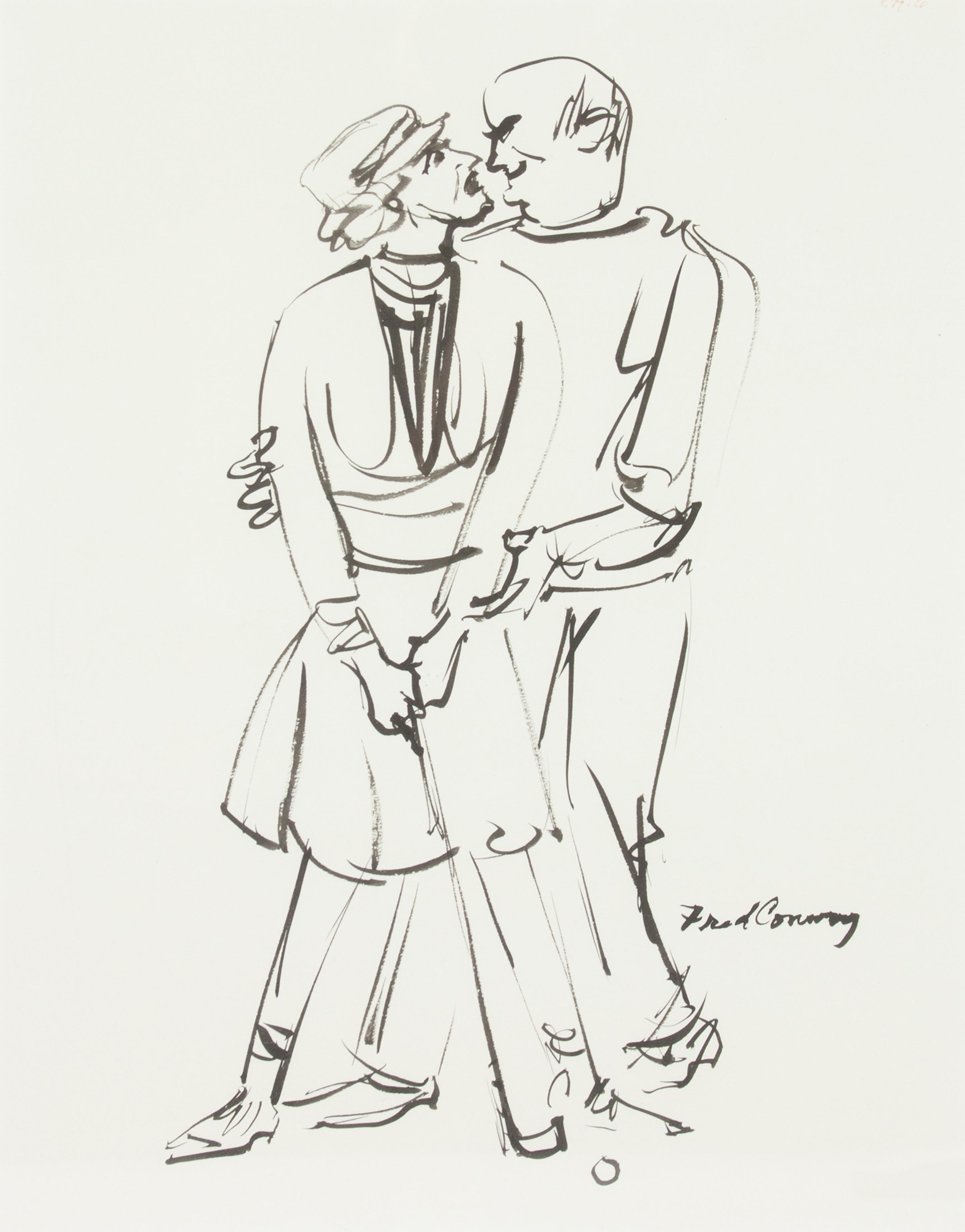 Three works: Golfing Couples