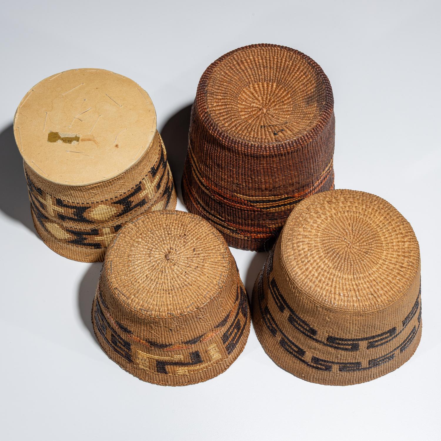 Tlingit Polychrome Berry Baskets