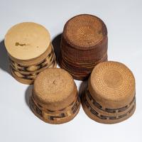 Tlingit Polychrome Berry Baskets