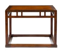 A Chinese Mixed Hardwood Side Table, Zhuo Height 31 x wisth 42 x depth 23 inches. — 18TH/19TH CENTURY