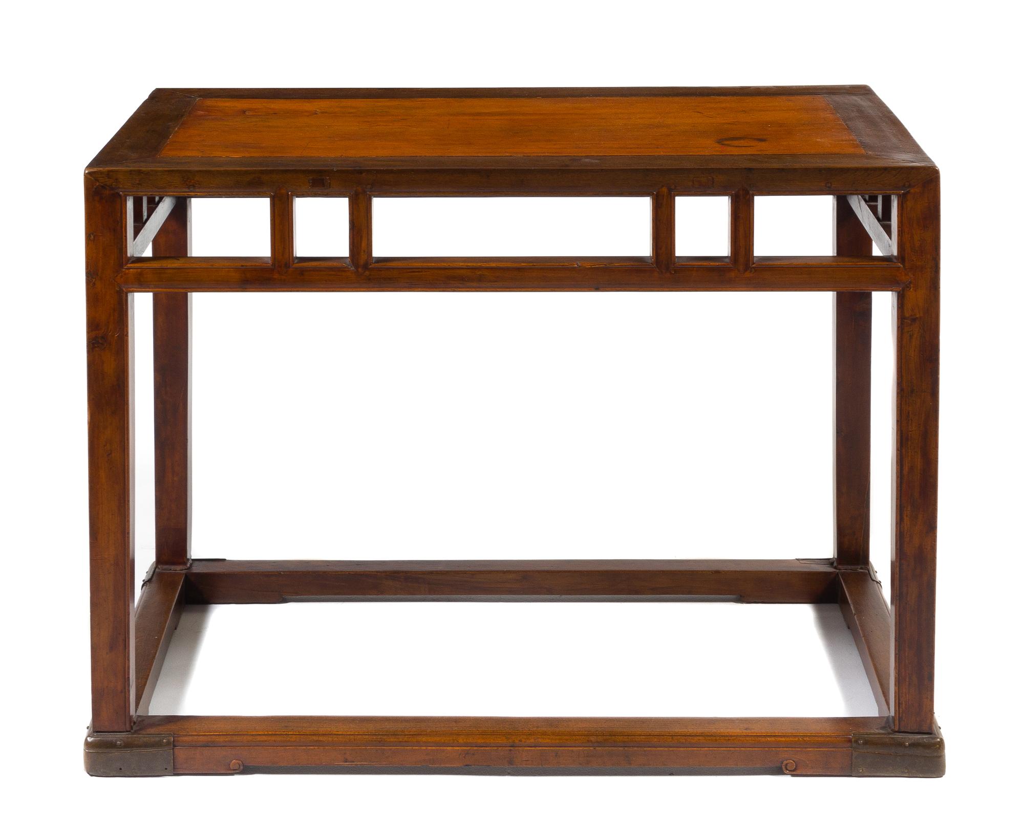 A Chinese Mixed Hardwood Side Table, Zhuo Height 31 x wisth 42 x depth 23 inches. — 18TH/19TH CENTURY