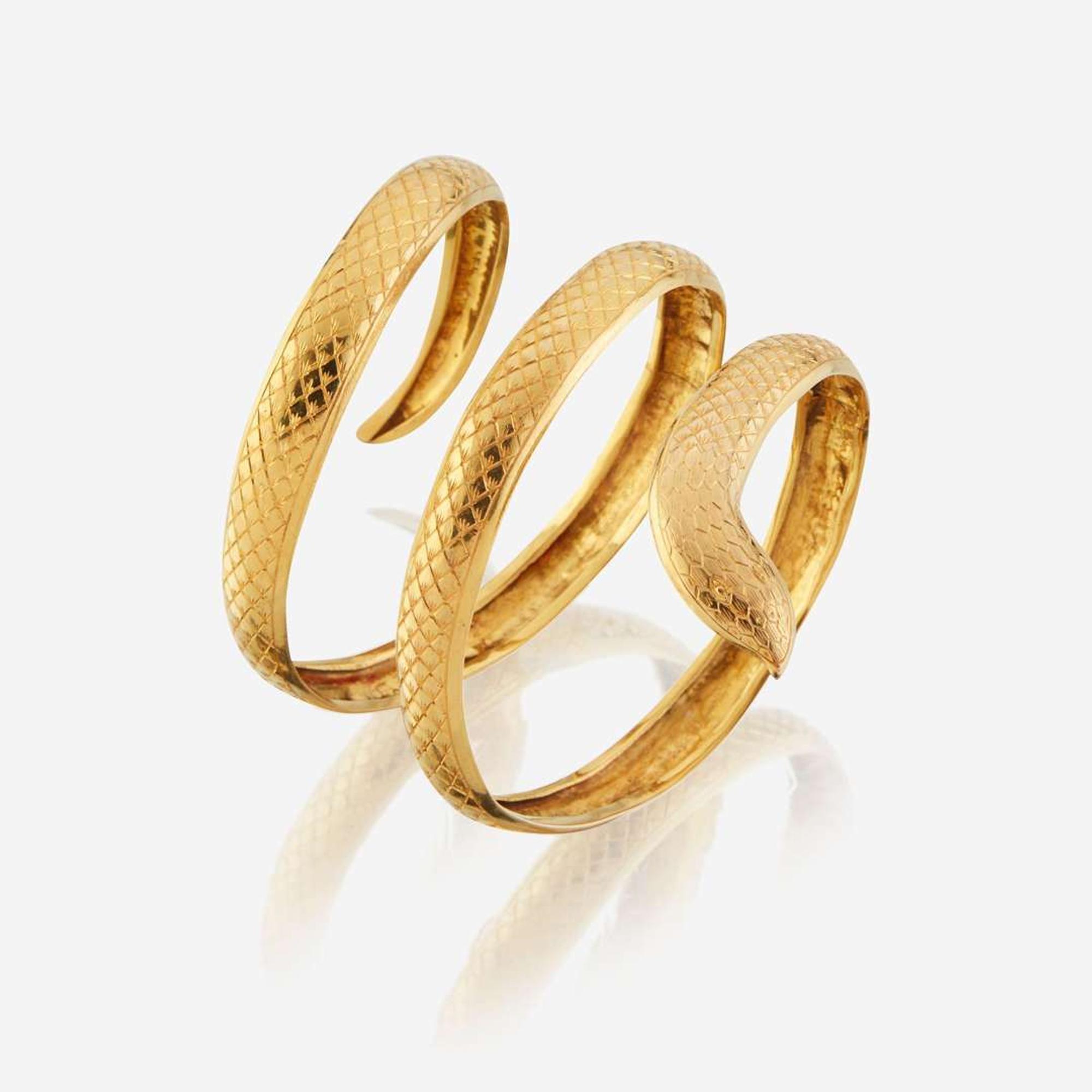 A gold armband