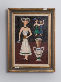 Untitled (Three Women and Vase)