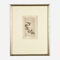 Eduardo Chillida (Spanish, 1924-2002) Vers la Diagonale (Towards the Diagonal)