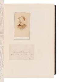 [BINDING]. MAGINN, William and William BATES, editors. -- MACLISE, Daniel, illustrator. A Gallery of Illustrious Literary Characters (1830-1838) . London: Chatto and Windus, 1874.