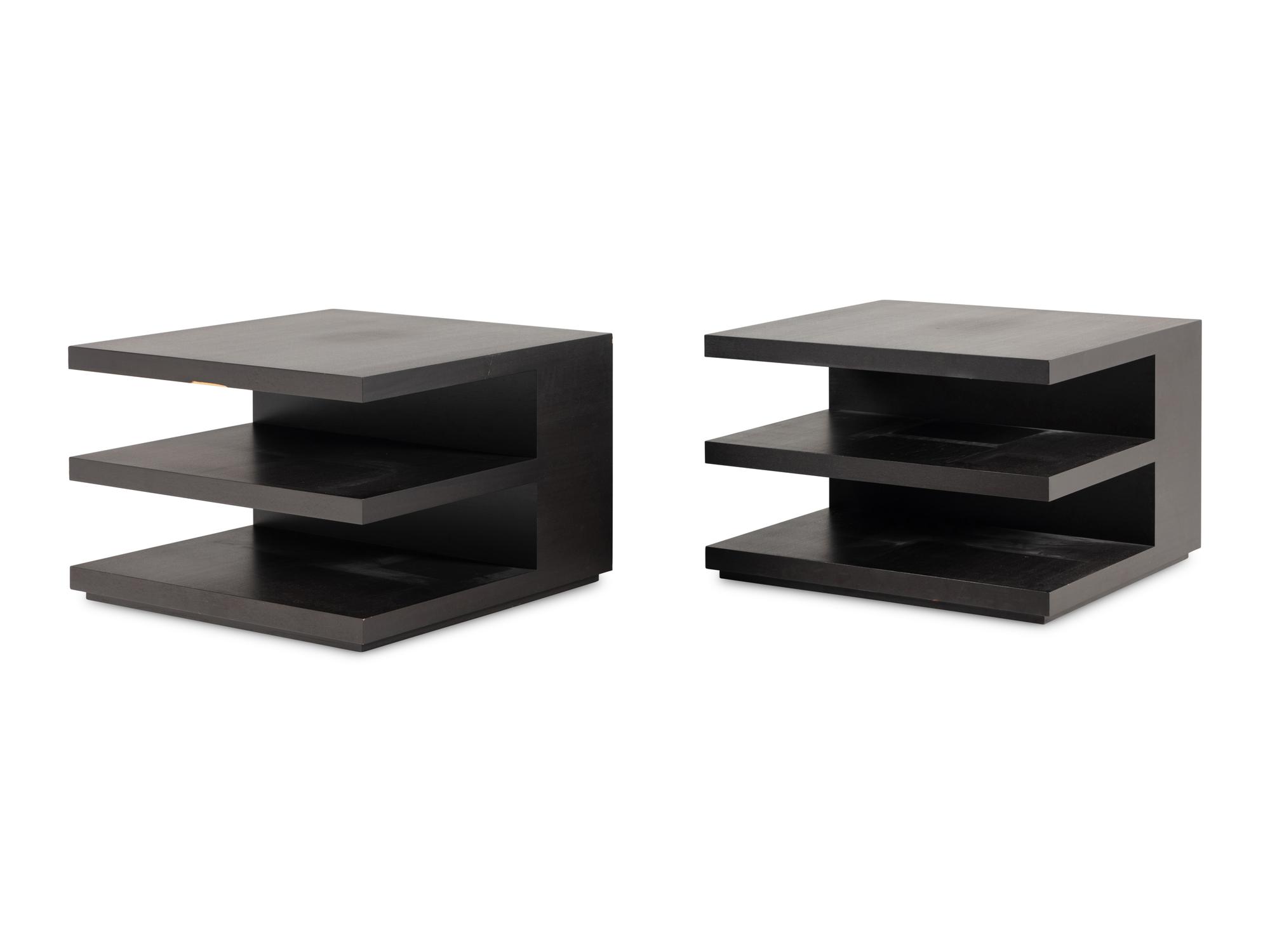 A Pair of Custom End Tables in the Manner of Jean-Michel Frank