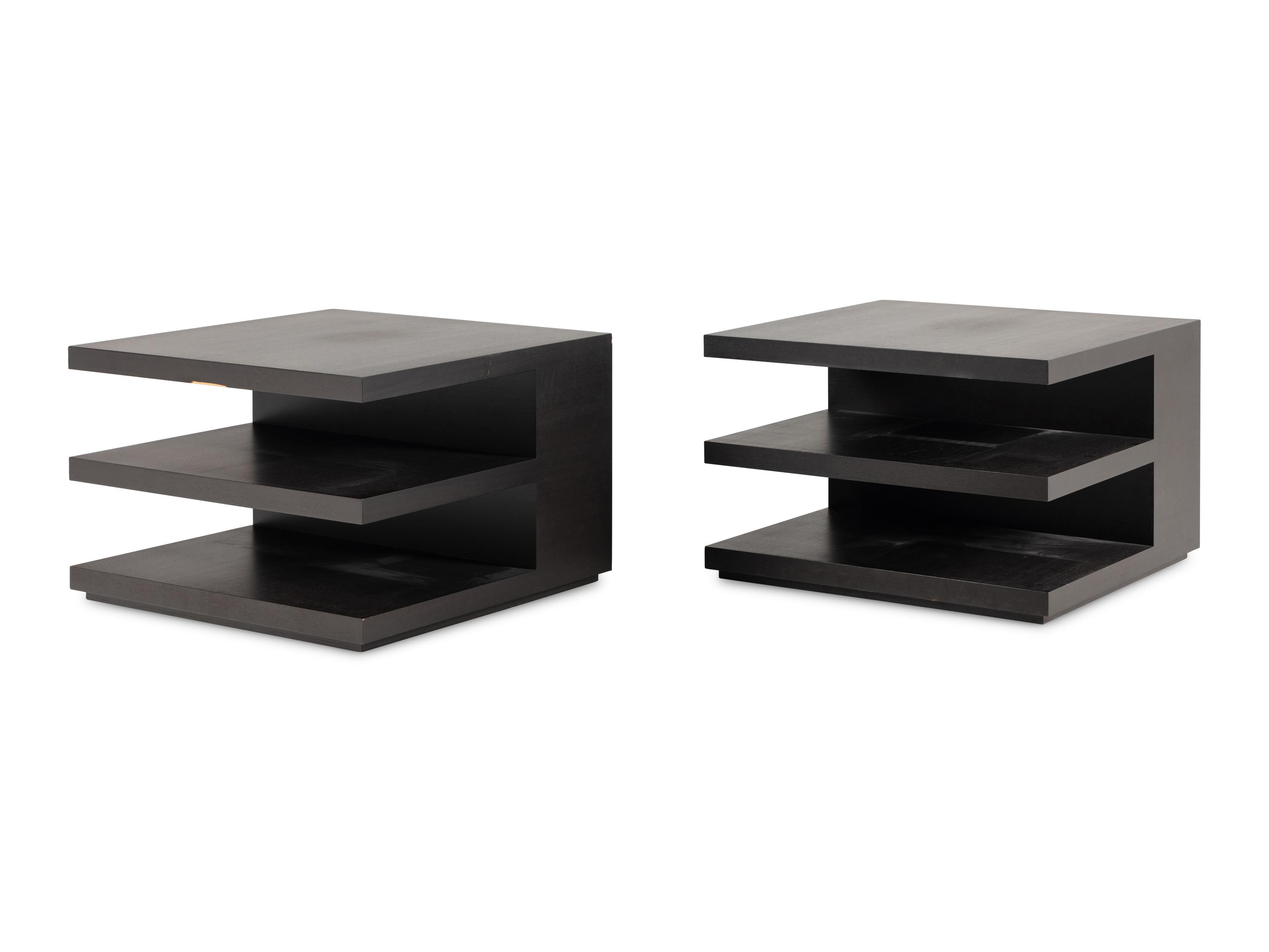 A Pair of Custom End Tables in the Manner of Jean-Michel Frank