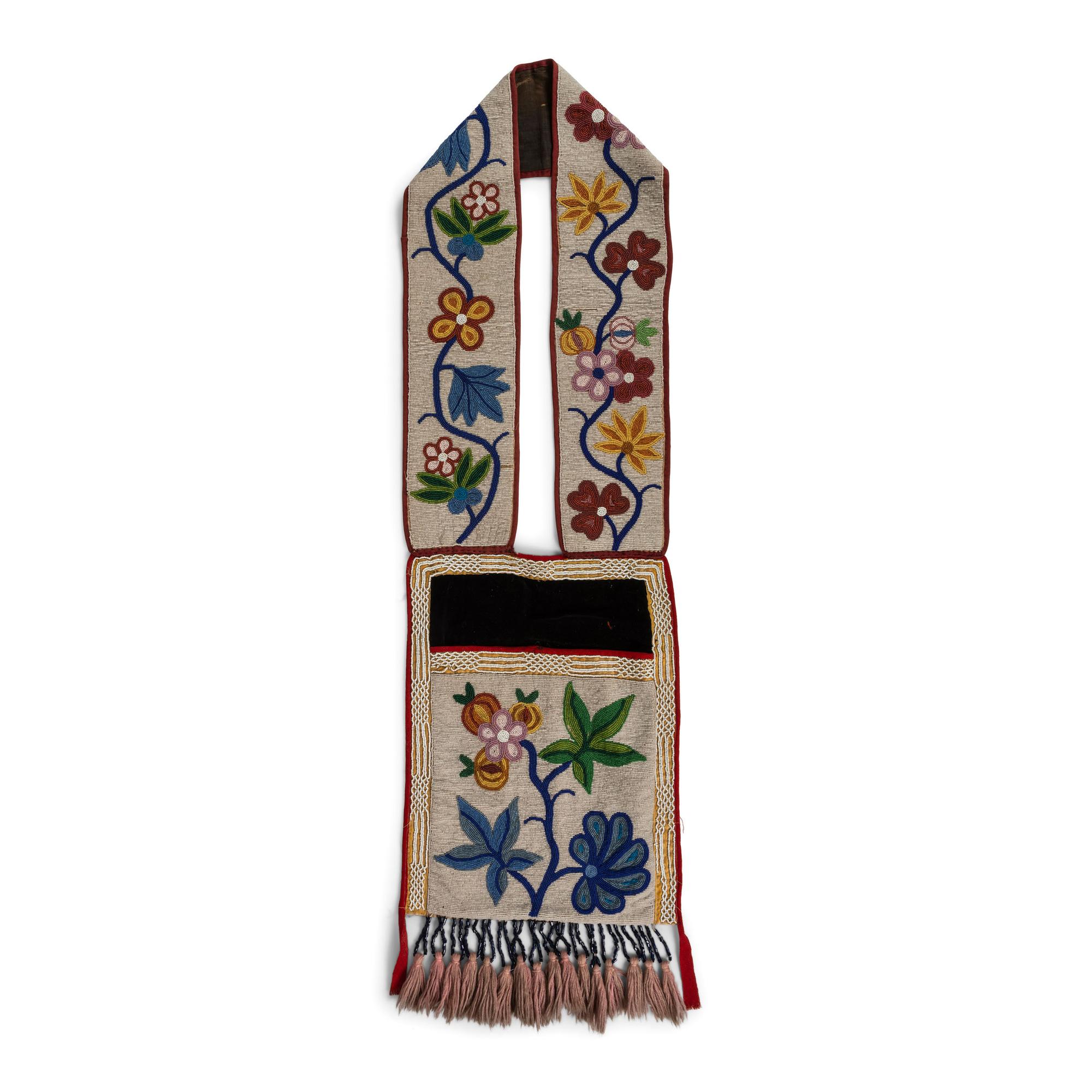 Anishinaabe Beaded Bandolier Bag