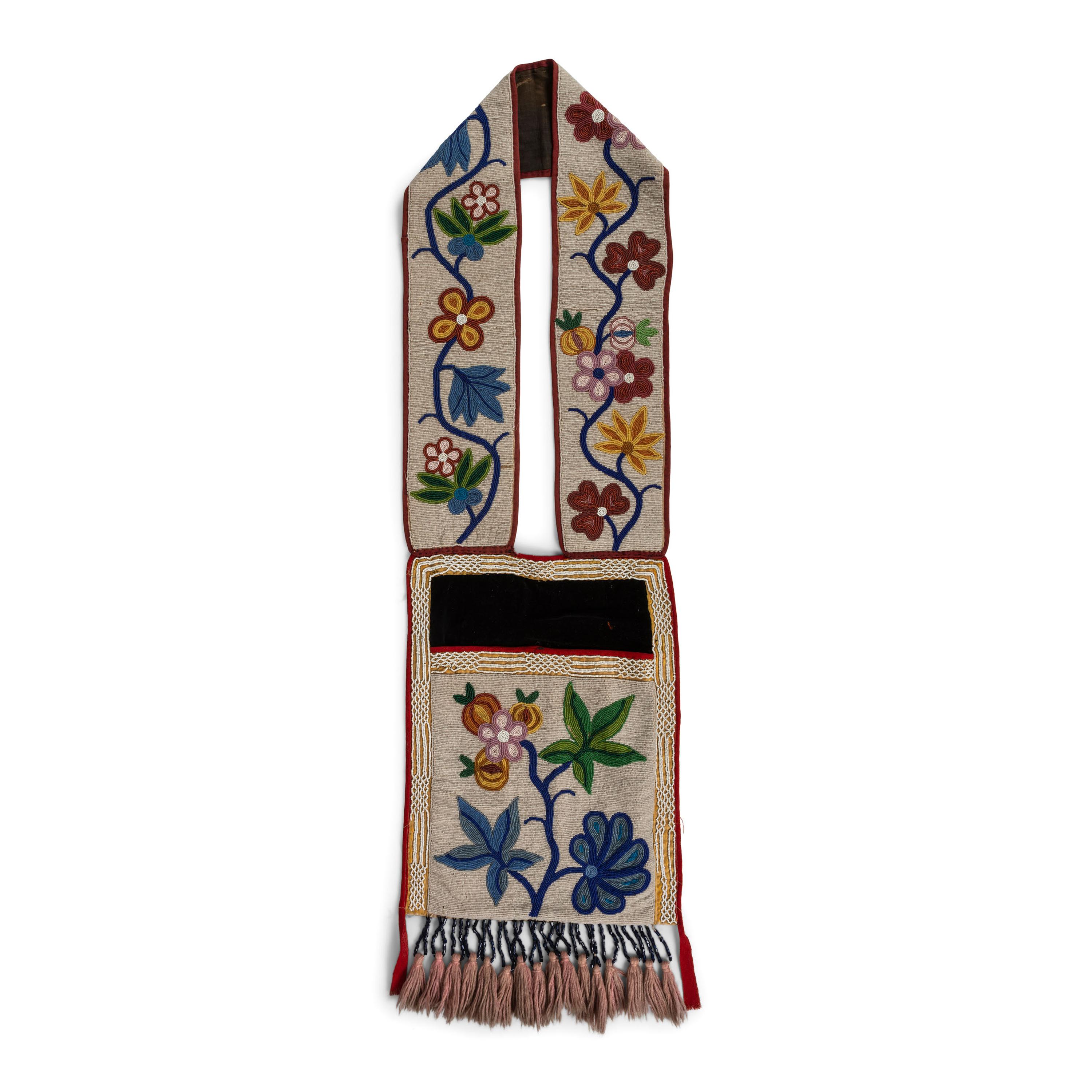 Anishinaabe Beaded Bandolier Bag
