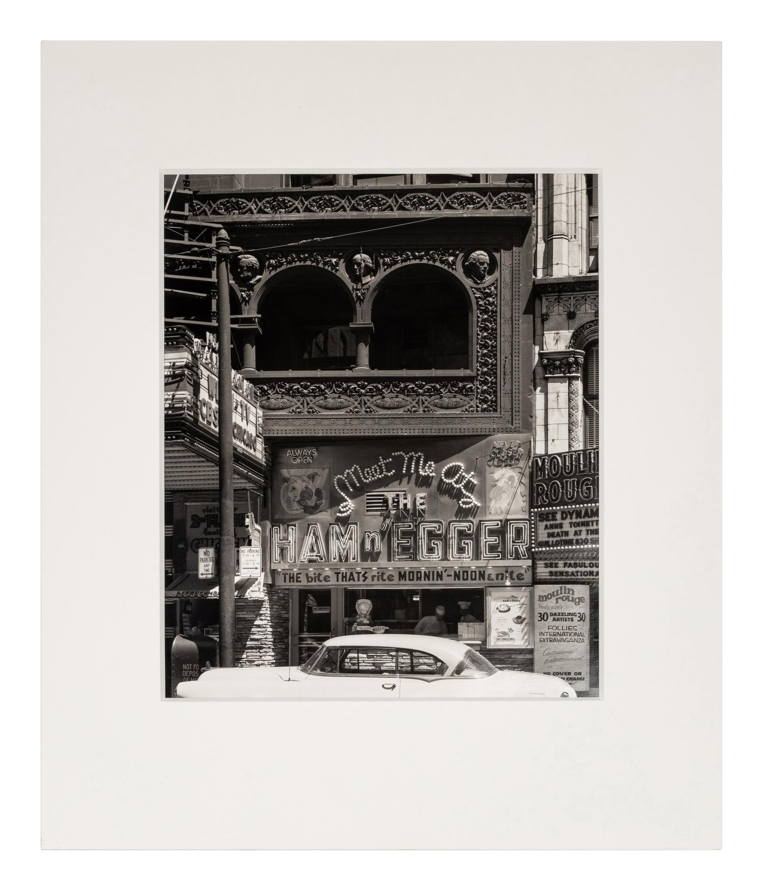 John Szarkowski (1925-2007) The Schiller (later Garrick) Theater, Chicago, 1891-92, Demolished 1961 [The Ham 'n' Egger], 1954
