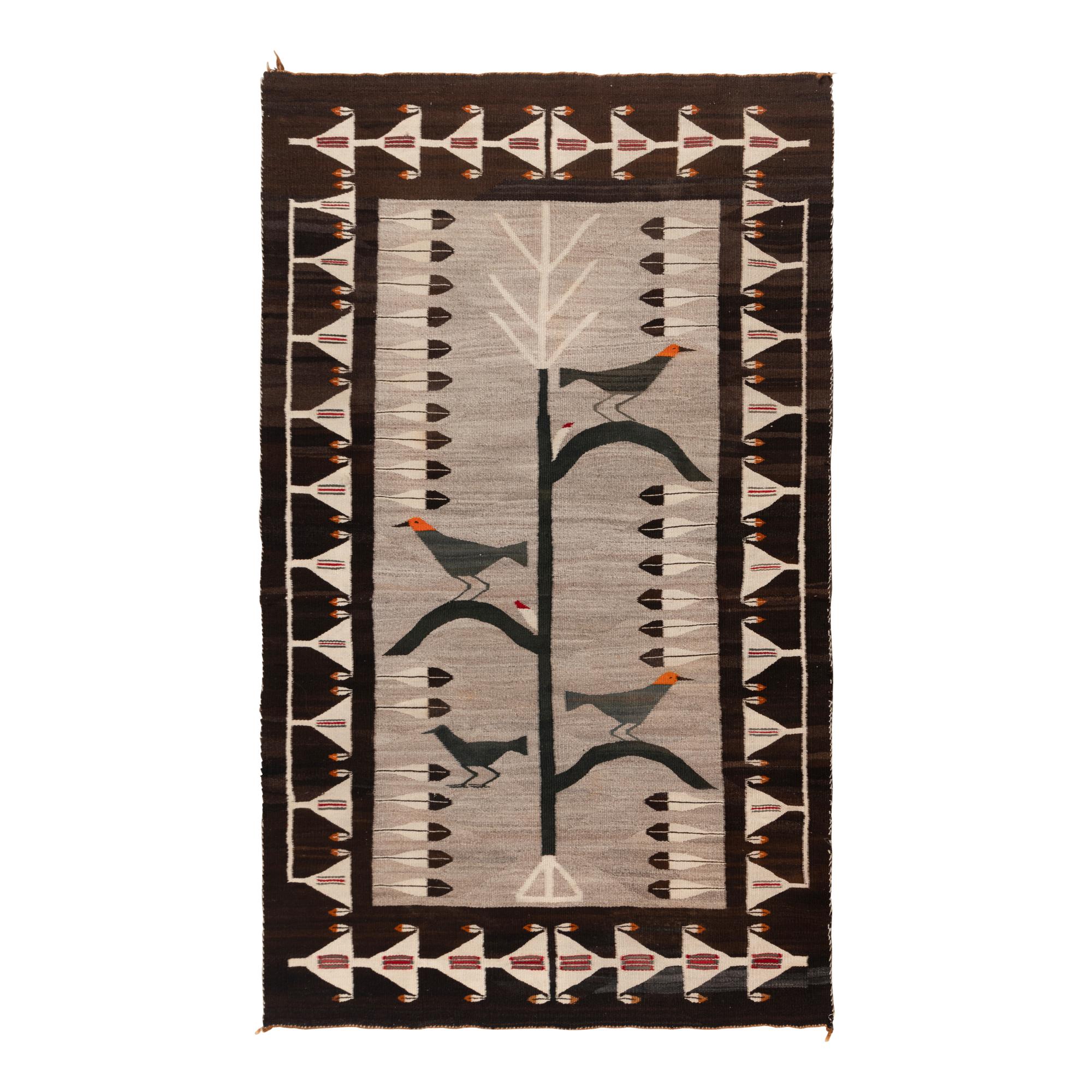 Navajo Pictorial Weaving, Cornstalk of Life [Rug]