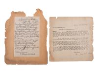 [NATIVE AMERICANS] -- [HENDERSON, Daniel B. (1862-1940)]. An archive of letters and documents mostly related to Henderson's work representing Native American interests, including: