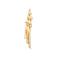 YELLOW GOLD BROOCH