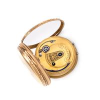 18K YELLOW GOLD POCKET WATCH