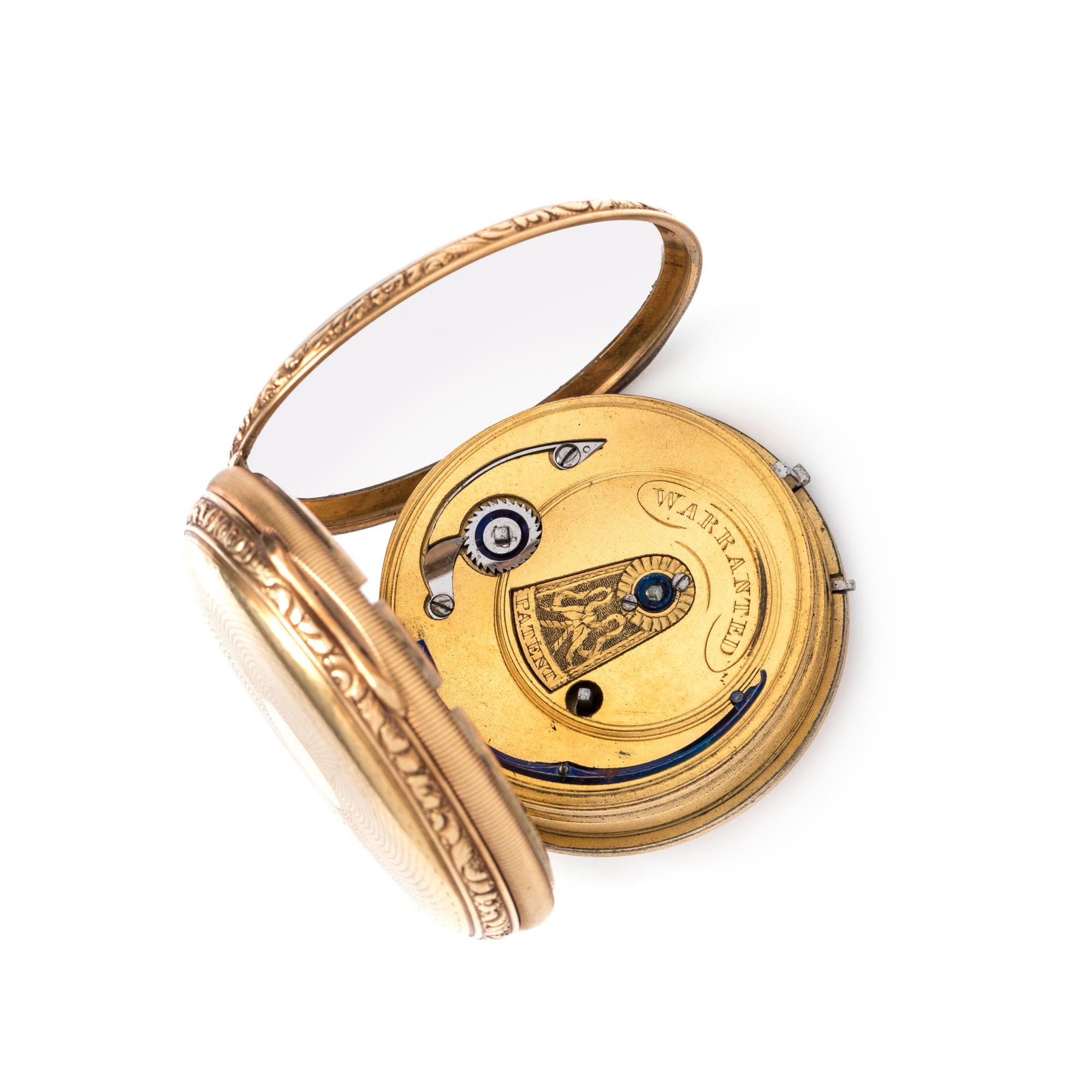 18K YELLOW GOLD POCKET WATCH