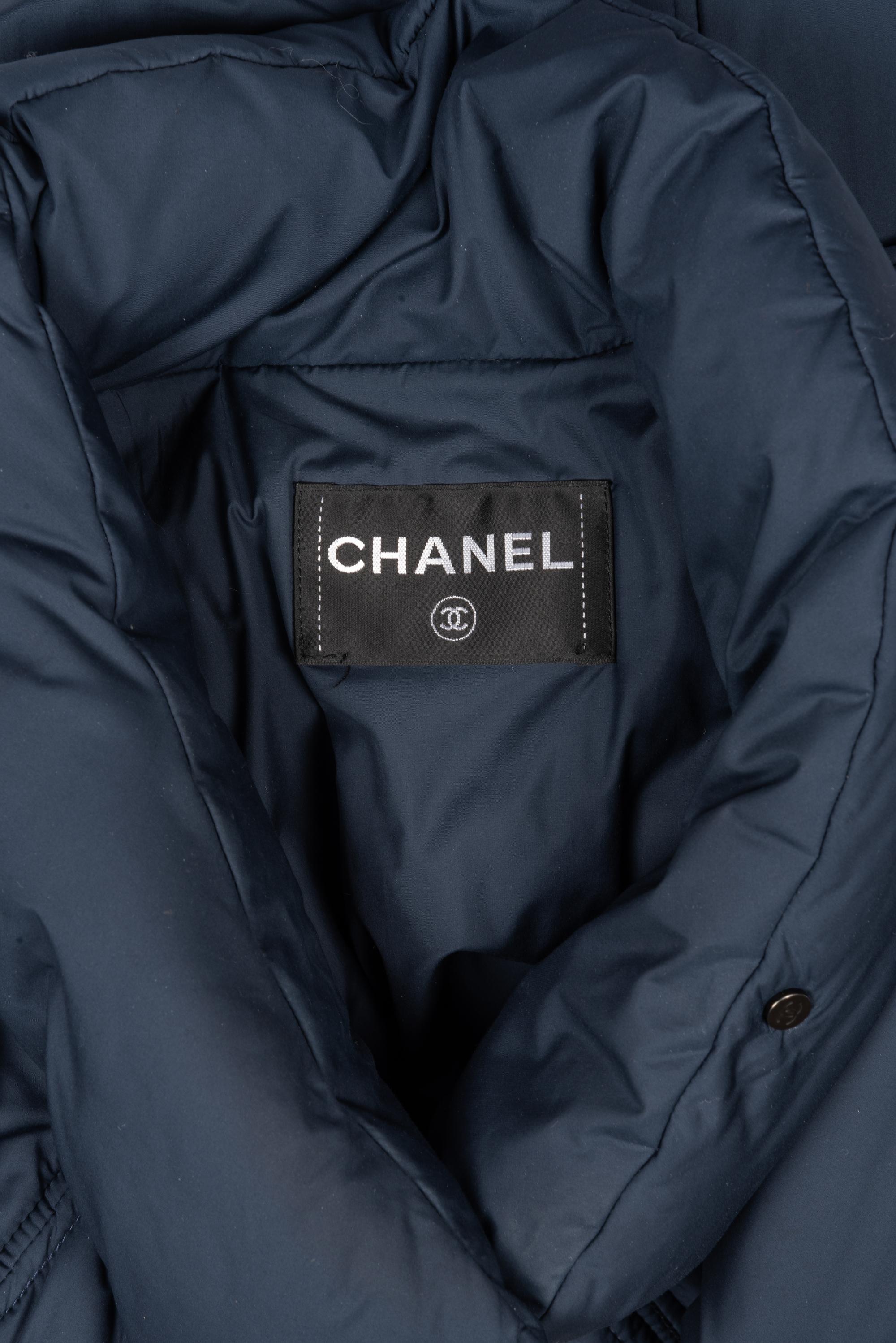 Chanel Blue Puffer Coat, c. 2009