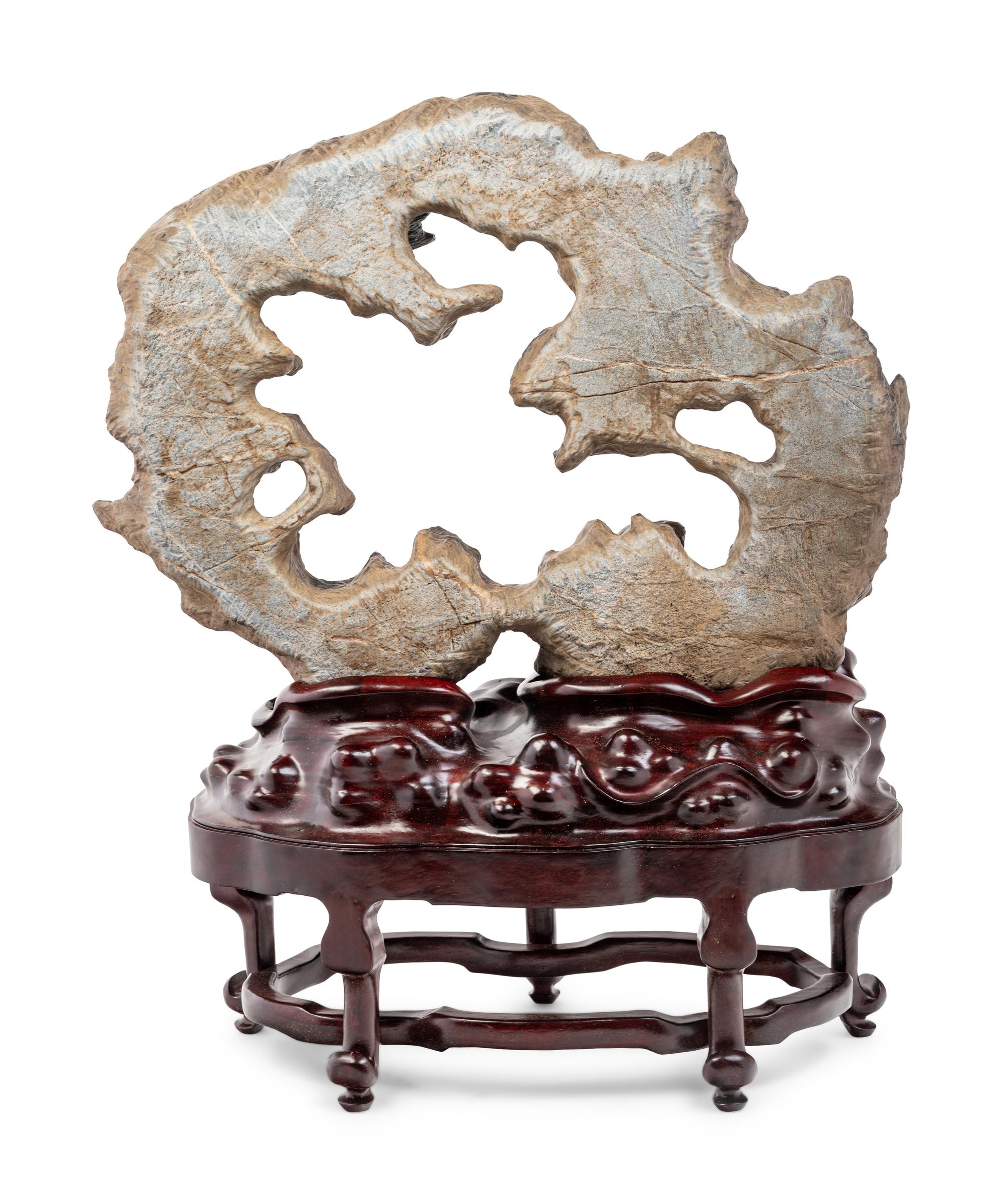 A Chinese Scholar's Rock and Stand, Taihushi