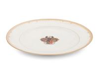 A Russian Armorial Porcelain Plate