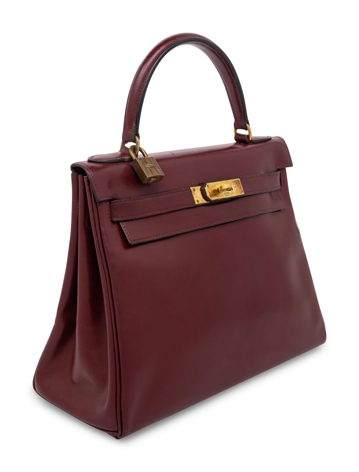 Hermès, Kelly 28 in Box Leather, 1966