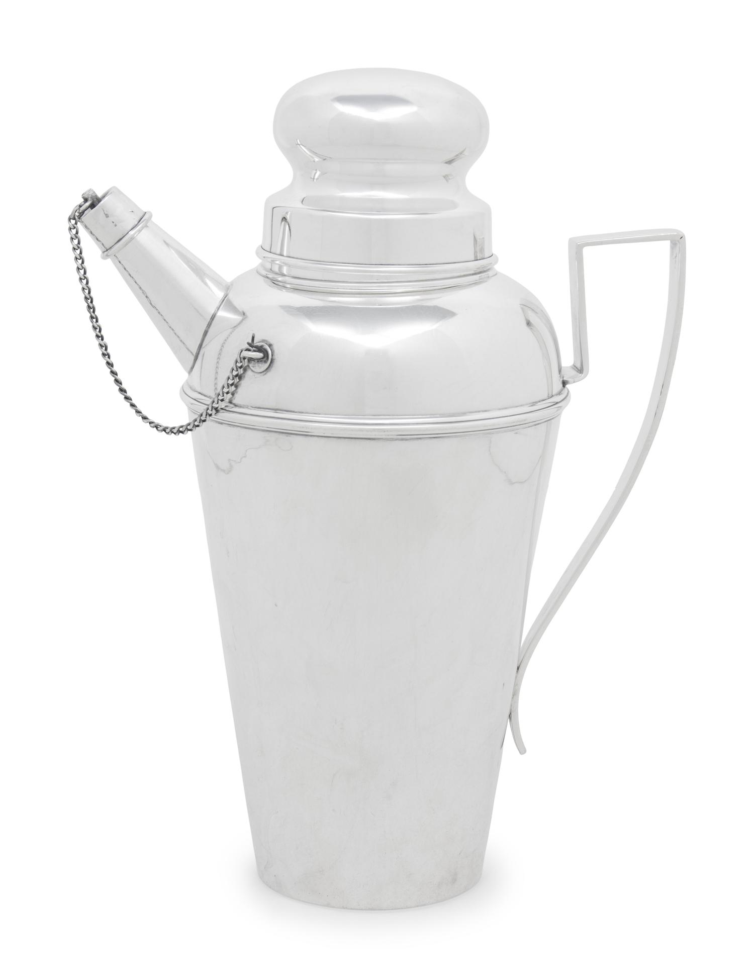 An American Silver Cocktail Shaker
