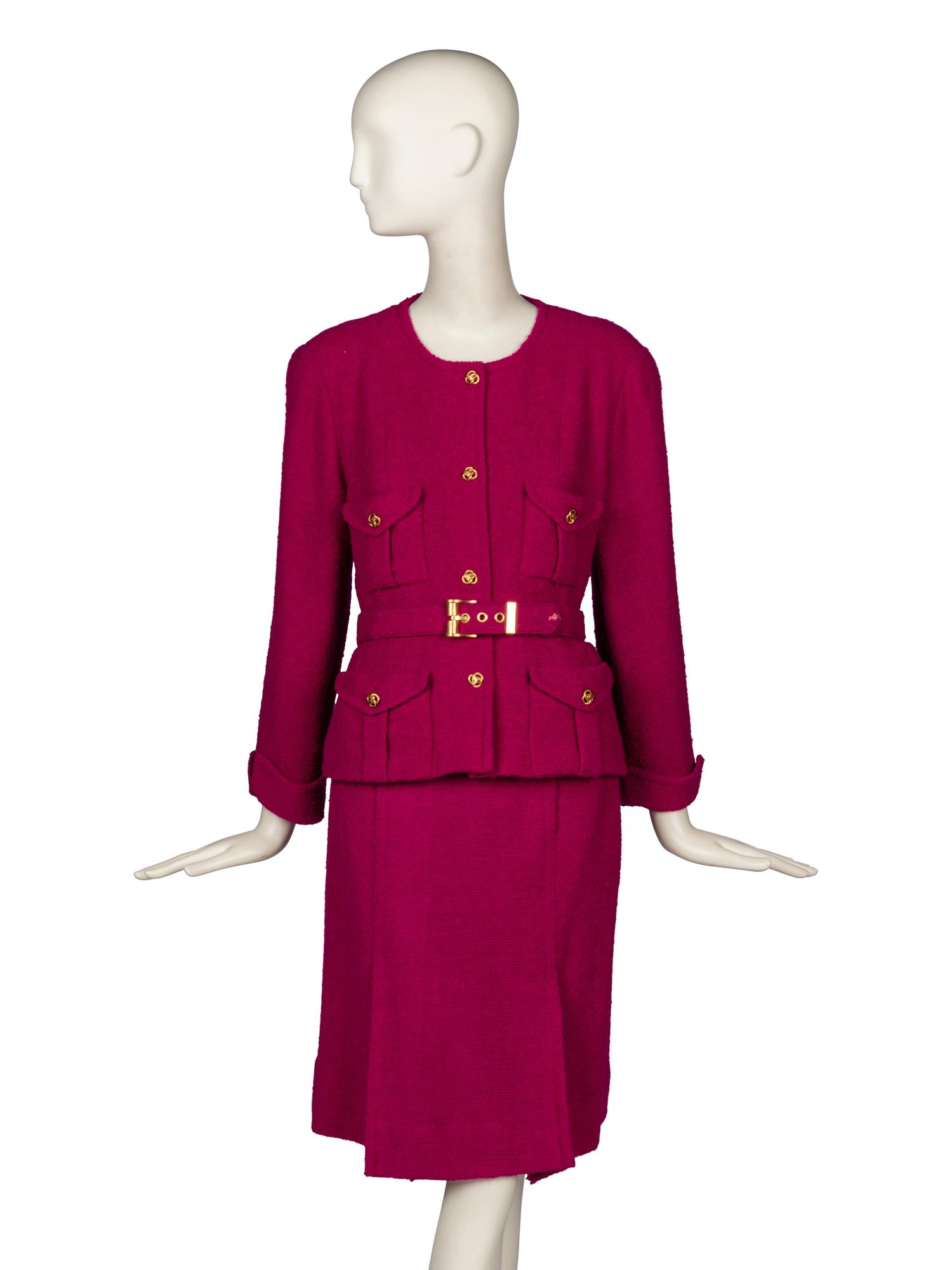 CHANEL, TWEED SKIRT SUIT