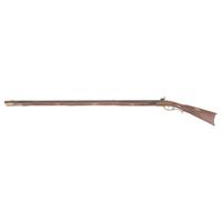 Full Stock Percussion Long Rifle with Four Piece Patchbox by William Lloyd with MM Maslin Lock