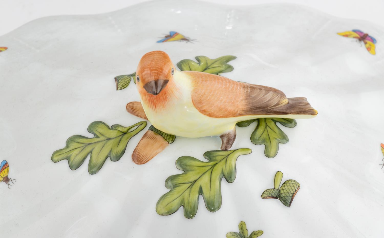 A Herend Rothschild Bird Porcelain Dinner Service