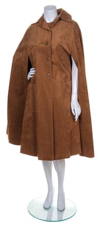 A Vera Maxwell Camel Ultra Suede Jumper Ensemble,