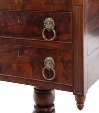 A Classical Mahogany Two-Drawer Work Table