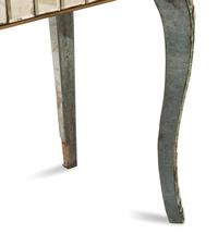 An Art Deco Style Mirrored-Veneer Console Table